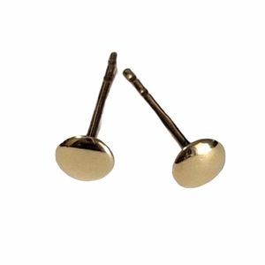 Mejuri thumbtack stud earrings 14k gold